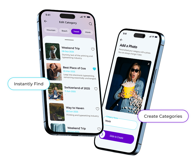 Smart search and categories